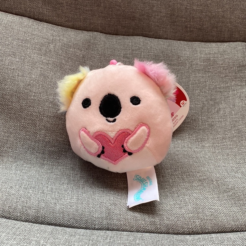 Squishmallow kaelea the koala Valentine’s Day clip